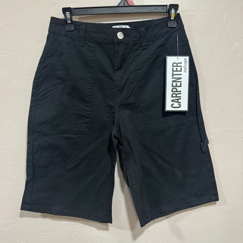 Refuge Black Carpenter Shorts